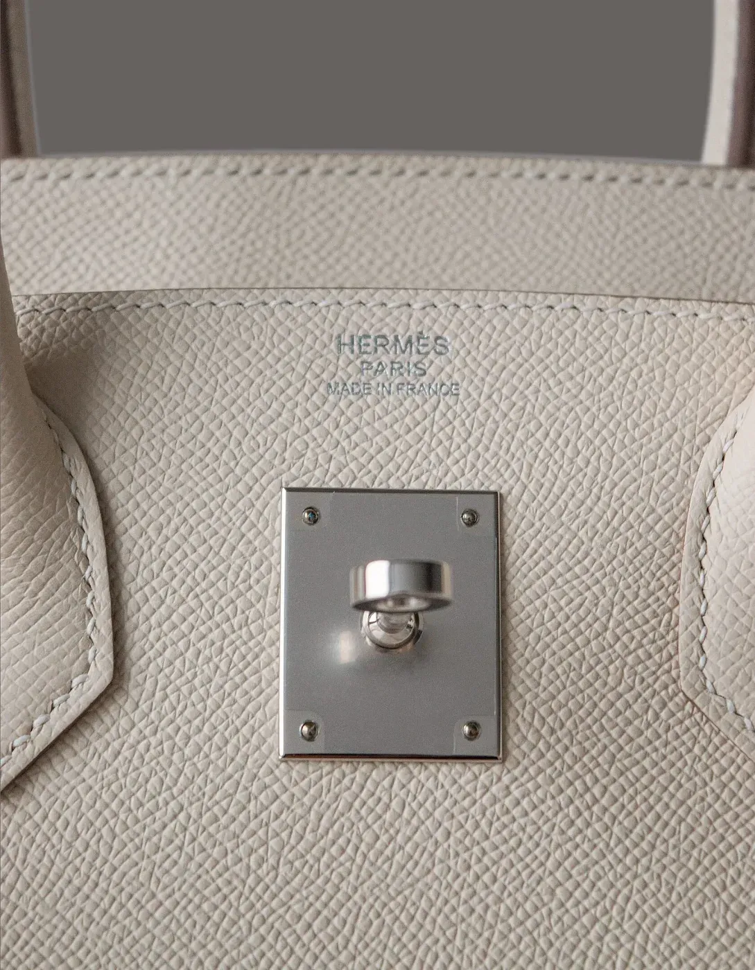 Hermès Сумка Birkin Sellier 30 Craie Epsom Palladium Hardware - фото 3