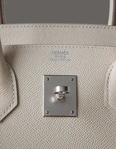 Hermès Сумка Birkin Sellier 30 Craie Epsom Palladium Hardware - фото 3