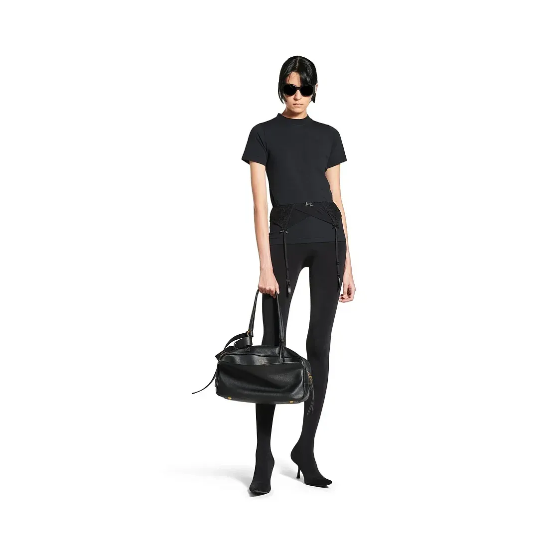 Balenciaga Сумка Carrie Bowling среднего формата - фото 7