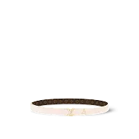 Louis Vuitton Двухсторонний ремень Pretty Enamel 20 мм White - фото 1