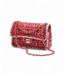 Chanel Маленькая сумка Red, Pink and Black - фото 2
