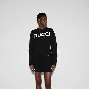 Gucci Шерстяной свитер с интарсией - фото 2