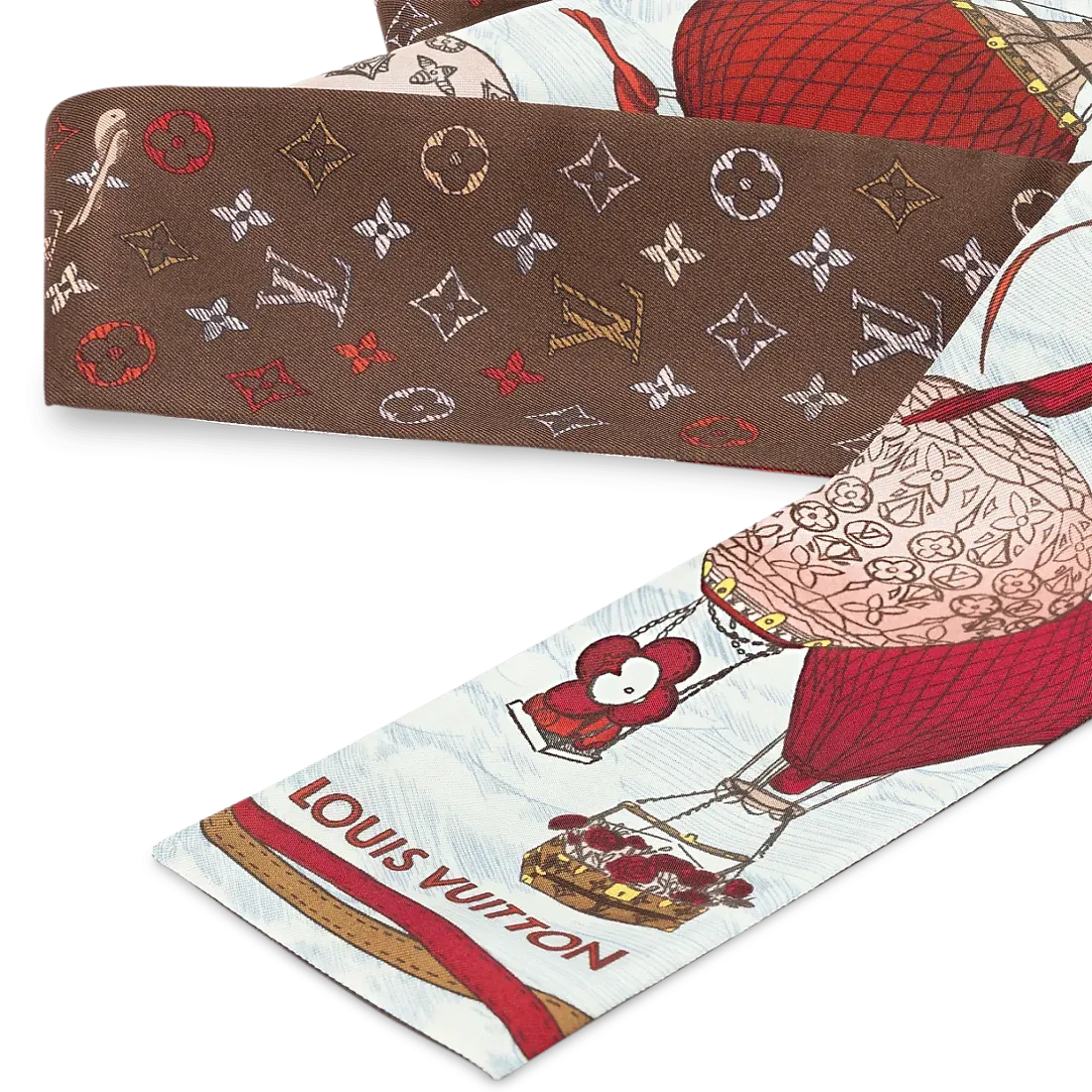 Louis Vuitton Шелковая лента Up And Away Rouge - фото 3