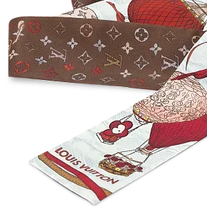 Louis Vuitton Шелковая лента Up And Away Rouge - фото 3
