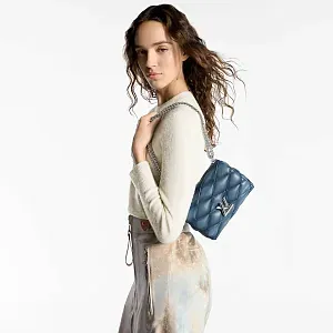 Louis Vuitton Сумка GO-14 PM Bleu Denim - фото 6