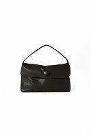The Row Сумка Sally Black из кожи Dark Brown - фото 1