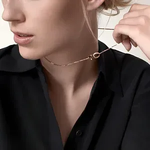 Cartier Кулон Love, semi-paved Rose Gold - фото 2