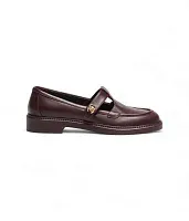 Chanel Кожаные лоферы Bordeaux - фото 1