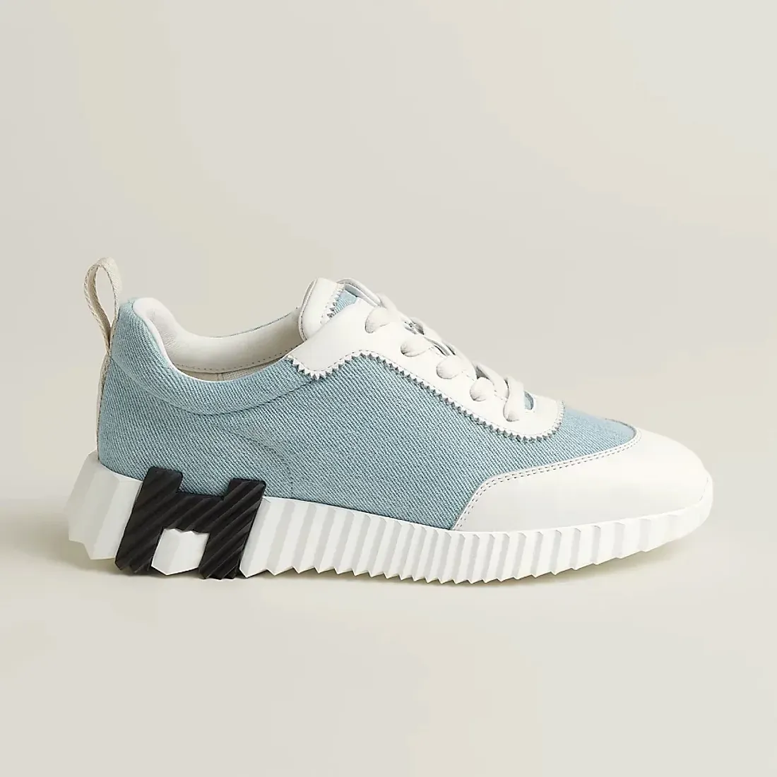 Hermès Кроссовки Bouncing Bleu Clair / Blanc - фото 3