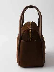Prada Сумка из замшевой телячьей кожи - фото 4