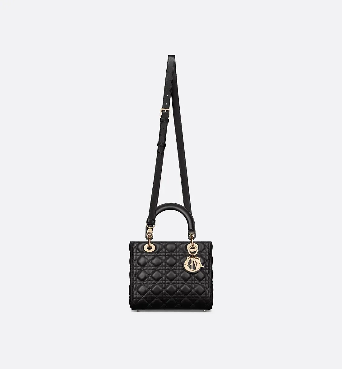 Dior Сумка Lady среднего формата Black - фото 7