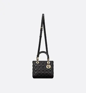 Dior Сумка Lady среднего формата Black - фото 7