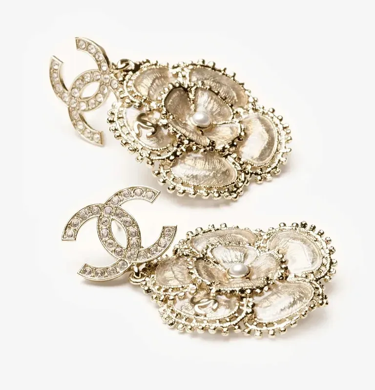 Серьги-подвески Chanel - фото 2