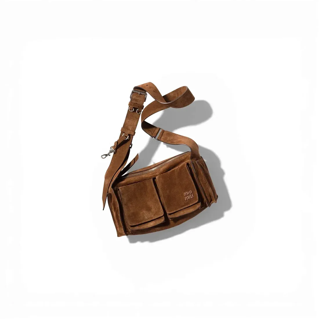 Miu Miu Сумка Utilitaire Cocoa Brown - фото 4