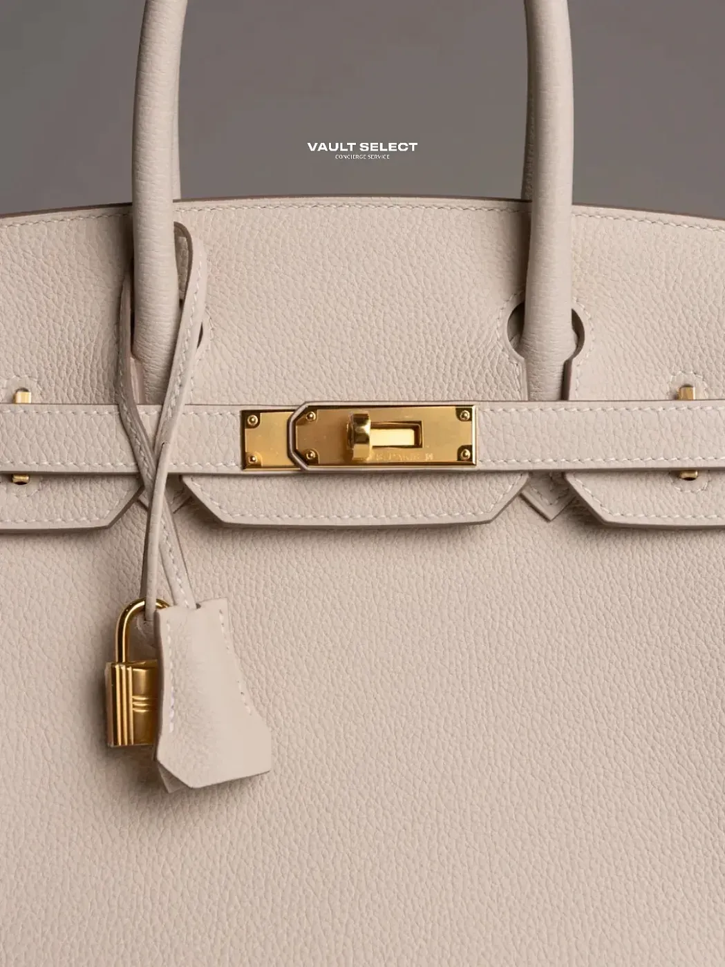 Hermès Сумка Birkin 30 Craie Togo Gold Hardware - фото 9