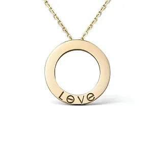 Cartier Кулон Love, paved Yellow Gold - фото 3