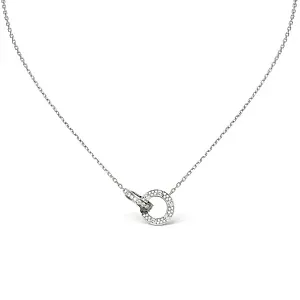 Cartier Кулон Love, paved Men White Gold - фото 1