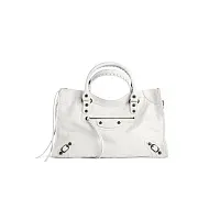 Balenciaga Сумка Le City среднего формата Optic White - фото 1