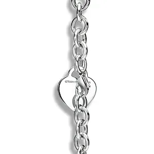 Tiffany & Co. Браслет 925 Sterling Silver Heart Charm Bracelet - фото 5