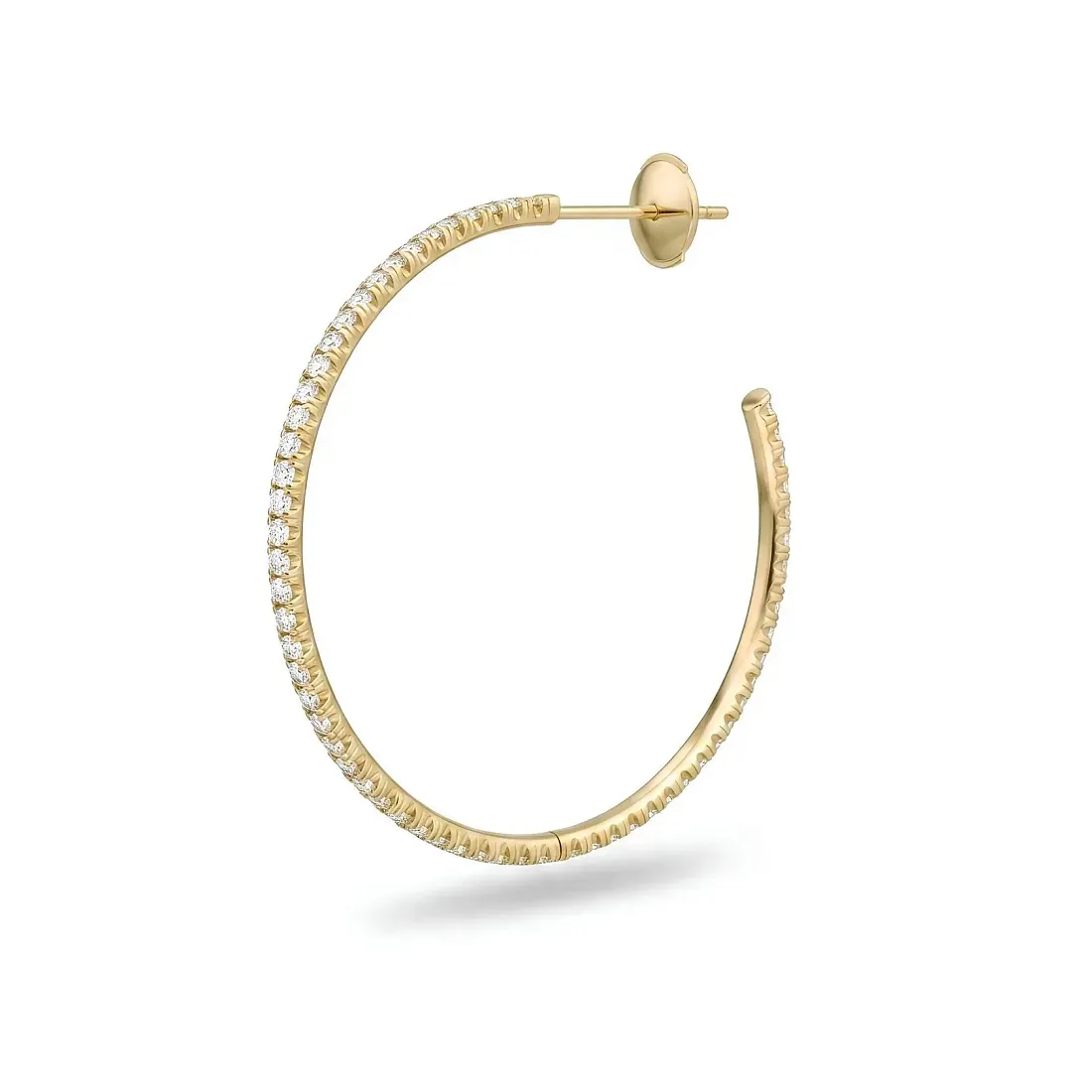 Cartier Серьги Etincelle de hoop earrings, large model, paved - фото 3