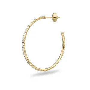 Cartier Серьги Etincelle de hoop earrings, large model, paved - фото 3