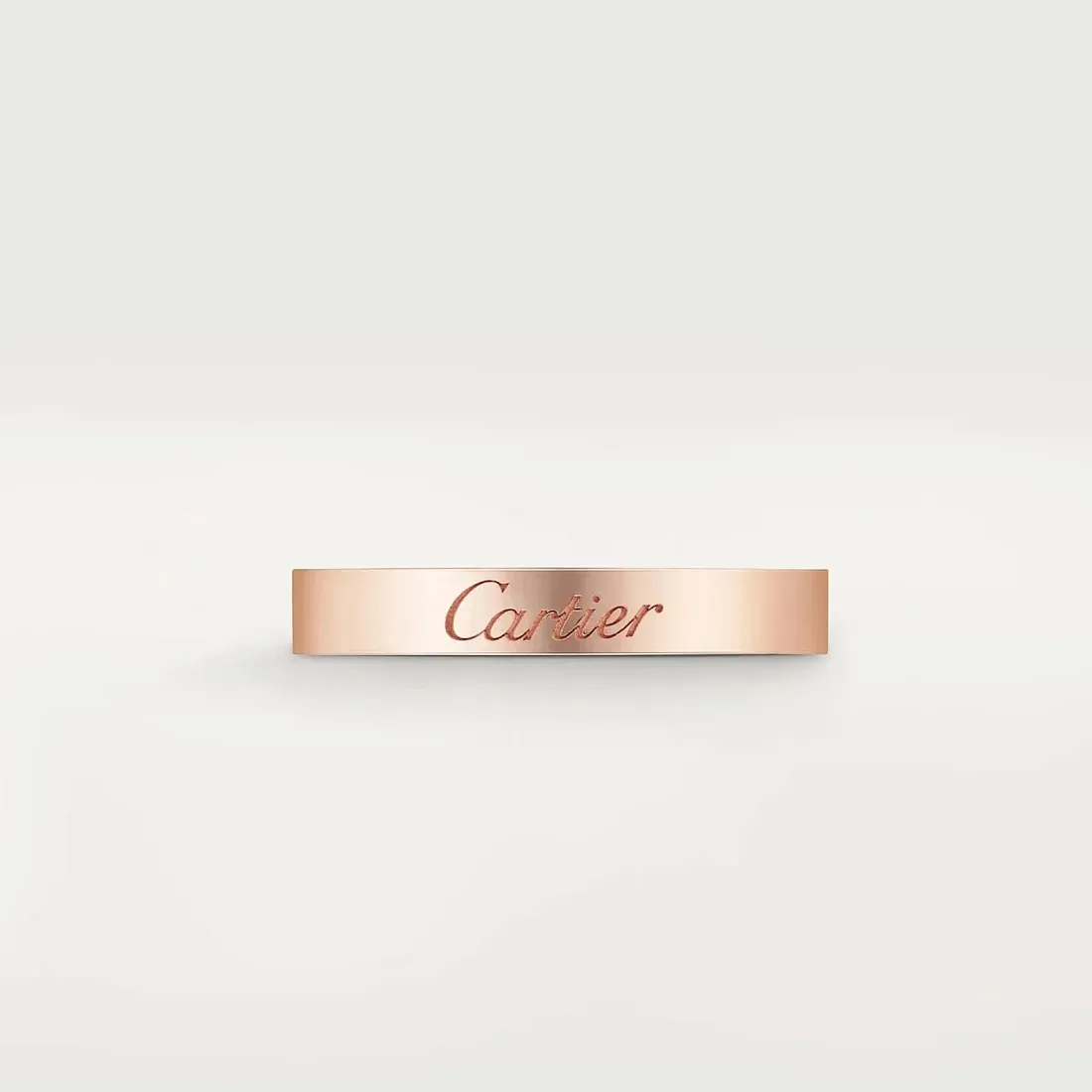 Cartier Обручальное кольцо C de Men 4 мм Rose Gold - фото 2