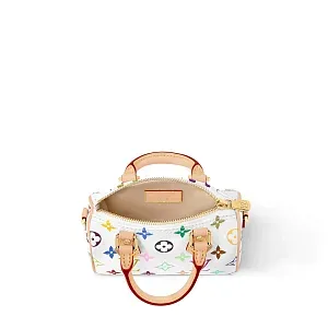 Louis Vuitton Сумка Nano Speedy TM x Multicolore White - фото 3