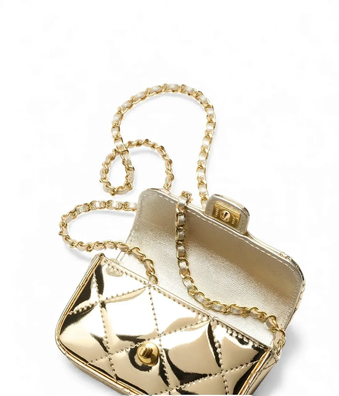 Chanel Клатч Clutch with Chain Gold - фото 4