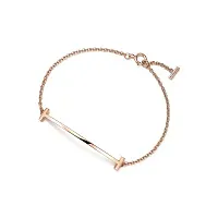 Tiffany & Co. Браслет T Smile Bracelet Rose Gold - фото 1