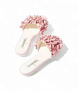 Chanel Бархатные мюли Light Pink - фото 3