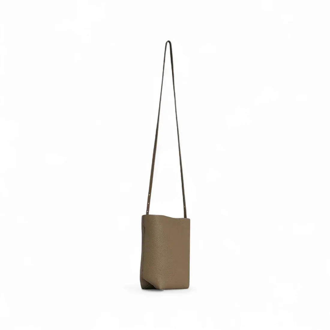 The Row Сумка NS Park Crossbody Smoked Taupe из кожи Smoked Taupe - фото 2
