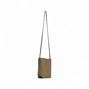 The Row Сумка NS Park Crossbody Smoked Taupe из кожи Smoked Taupe - фото 2
