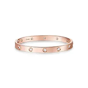 Cartier Браслет Love single-screw closure, classic model, 10 diamonds - фото 1