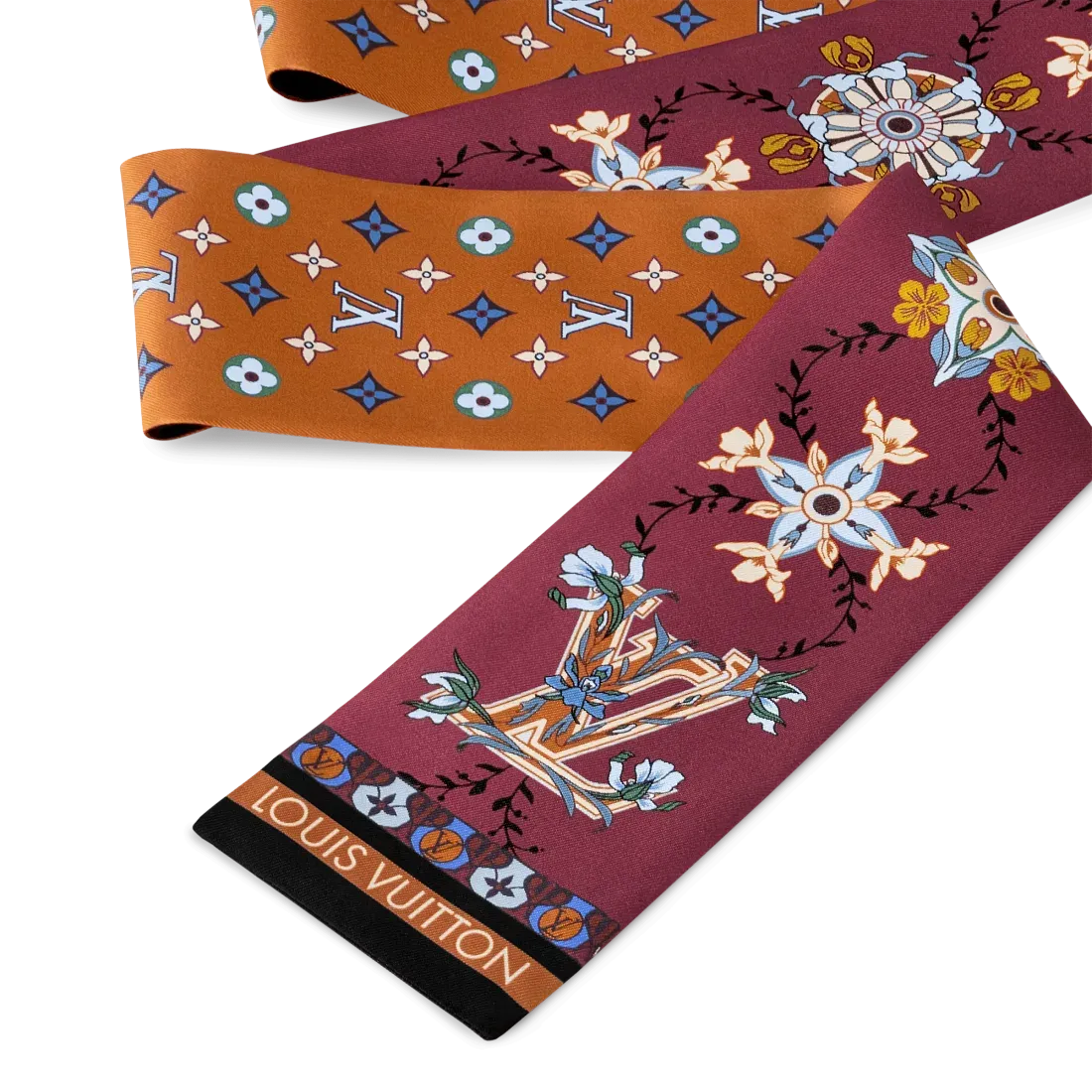 Louis Vuitton Шелковая лента Monogram Asnieres Bordeaux - фото 2