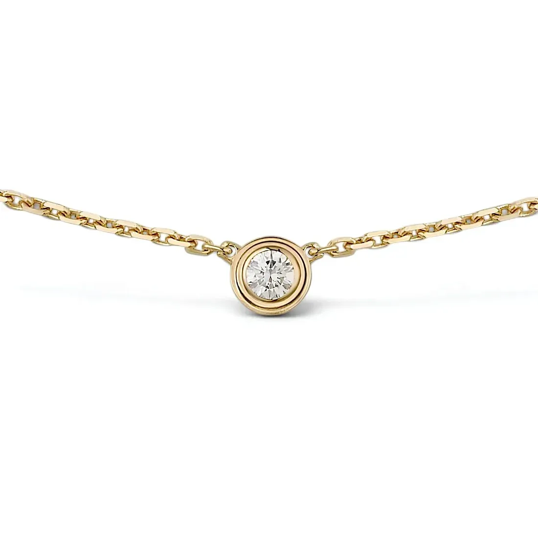 Cartier Кулон Love, brilliant-cut diamond, mini model Yellow Gold - фото 3
