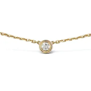 Cartier Кулон Love, brilliant-cut diamond, mini model Yellow Gold - фото 3