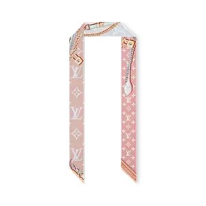 Louis Vuitton Шелковая лента Ultimate Monogram BB Blanc - фото 3