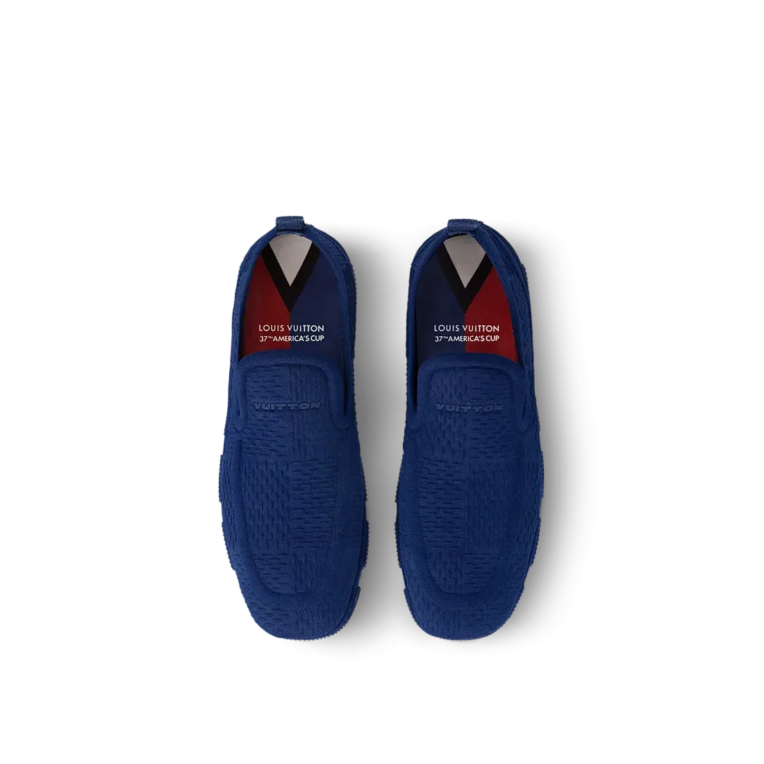 Louis Vuitton Мокасины LV Deck Dark Blue - фото 3