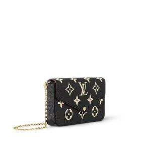 Louis Vuitton Клатч Felicie Black/Beige - фото 3