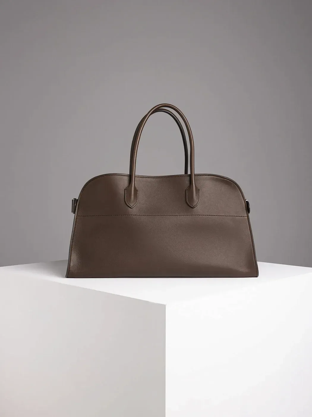 The Row Сумка EW Margaux Deep Brown из кожи - фото 6