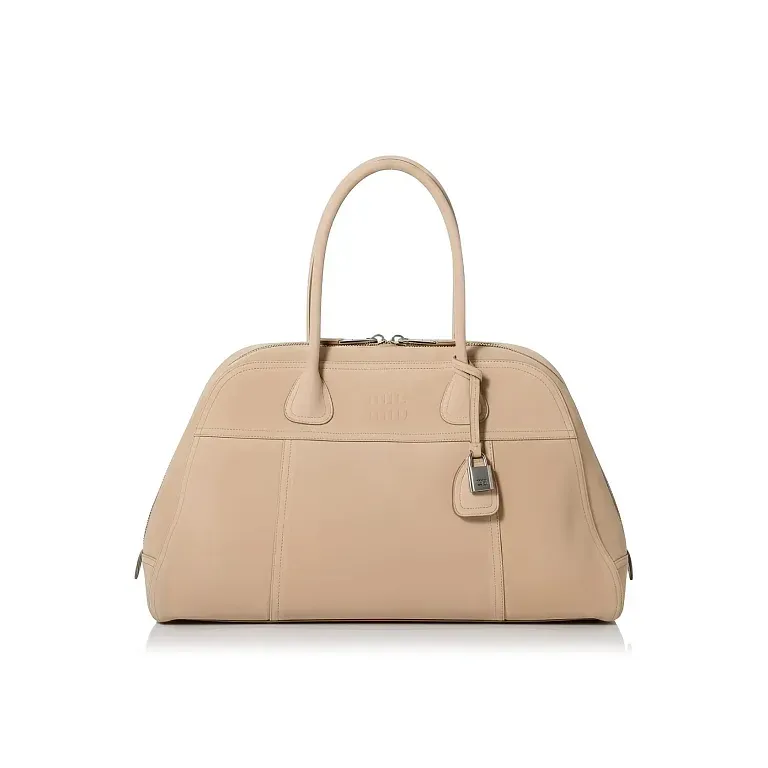 Сумка Suede bag Miu Miu Ecru - фото 1