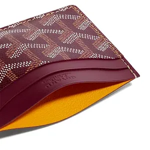 Goyard Кардхолдер Saint-Sulpice Burgundy - фото 2