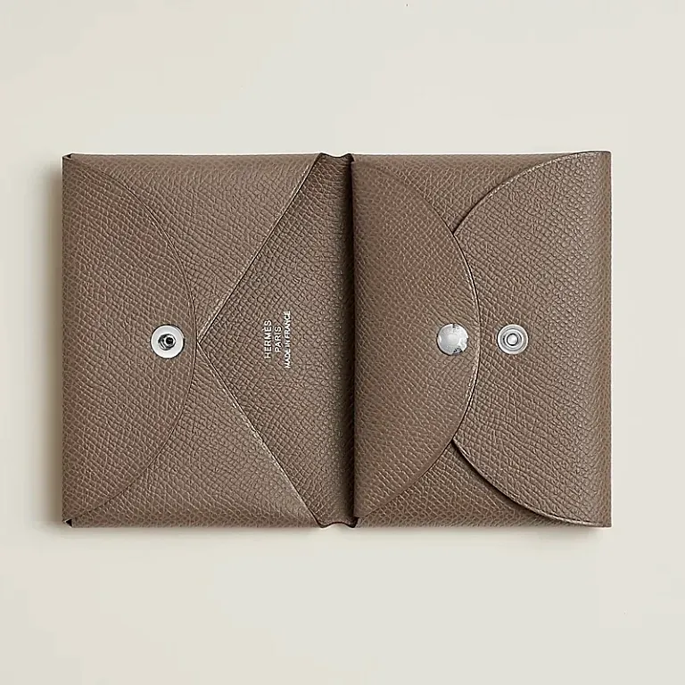 Кардхолдер Calvi Duo Hermes Etoupe - фото 2