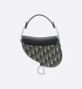 Dior Сумка Saddle с ремнем мини-формата - фото 4
