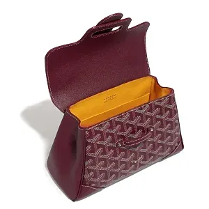 Goyard Мини-сумка Saigon Souple Burgundy - фото 3