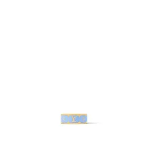 Louis Vuitton Кольцо Nanogram Enamel Light Blue - фото 1