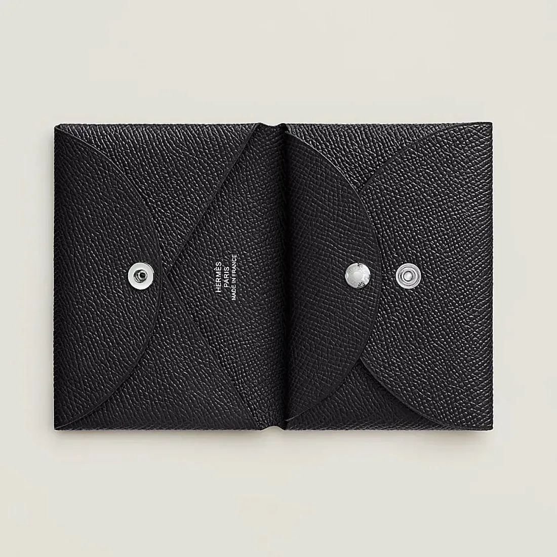 Hermès Кардхолдер Calvi Duo Graphite - фото 2