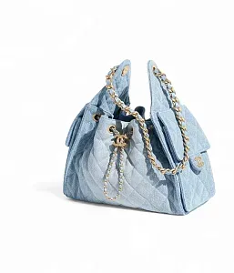 Chanel Маленькая сумка 25 Blue - фото 2
