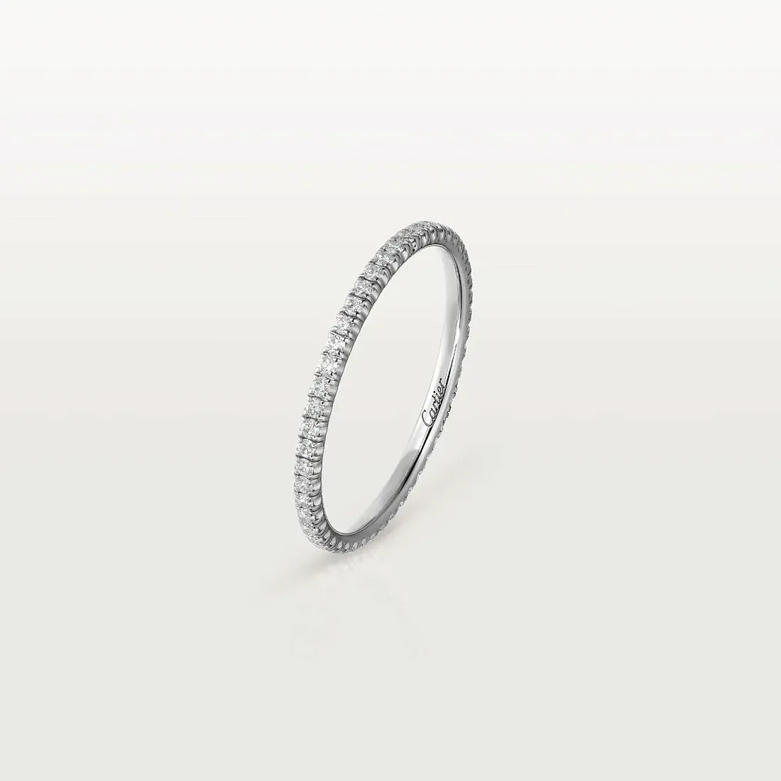 Cartier Обручальное кольцо с бриллиантовым паве Etincelle de 1,5 мм White Gold - фото 3