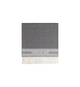 Dior Шарф Oblique Grey - фото 1